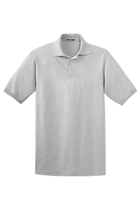 Men's SpotShield Button Down Polo Sport Shirt, Ash S