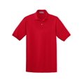 thumbnail image 1 of Jerzees Men's SpotShield Button Down Polo Sport Shirt, Red S, 1 of 2