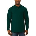 thumbnail image 1 of Jerzees Men's Spotshield Long Sleeve Polo Shirt, 1 of 6