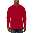 thumbnail image 1 of Jerzees Men's Spotshield Long Sleeve Polo Shirt, 1 of 6