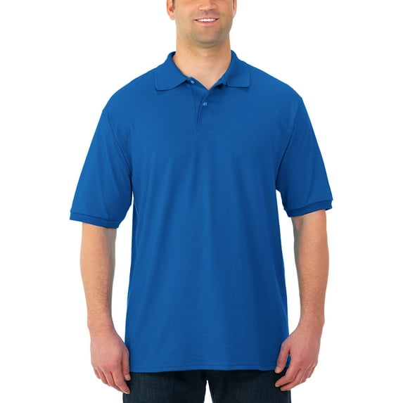 Jerzees Men's Spotshield Short Sleeve Polo Shirt
