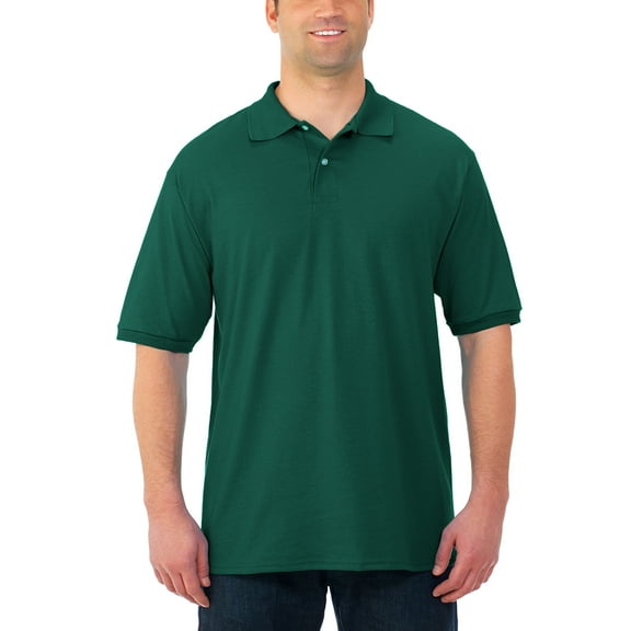 Jerzees Men's Spotshield Short Sleeve Polo Shirt