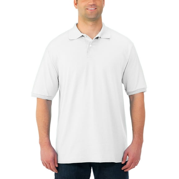 Jerzees Men's Spotshield Short Sleeve Polo Shirt