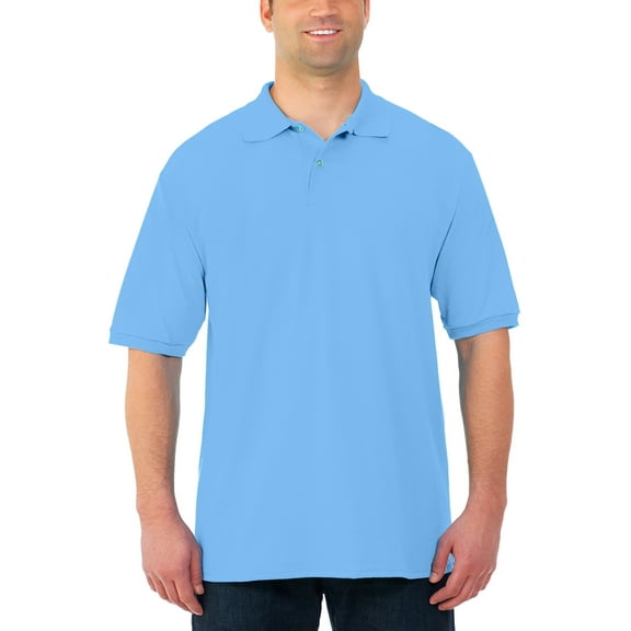 Jerzees Men's Spotshield Short Sleeve Polo Shirt