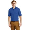 thumbnail image 1 of Jerzees Men's Stain Resistant 1X1 Ribbed Cuffs Polo Shirt, 1 of 1