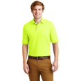 thumbnail image 1 of Jerzees Men's Stain Resistant 1X1 Ribbed Cuffs Polo Shirt, 1 of 1
