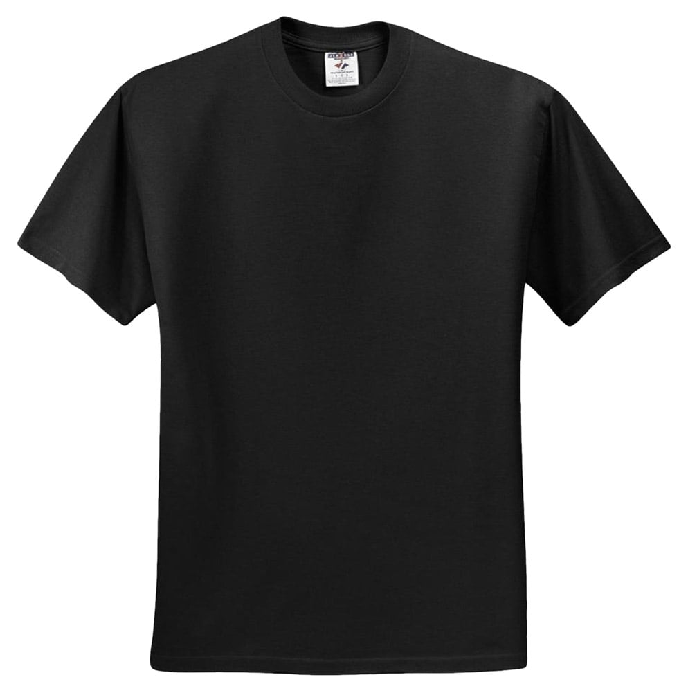 Jerzees Men's Tall Blank T-Shirt - 29T - 2X-Large Tall - Black