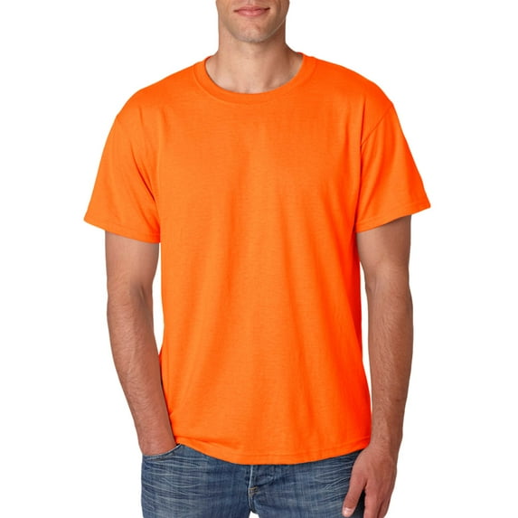 Jerzees Men's Tall Blank T-Shirt - 29T - X-Large Tall - Safety Orange