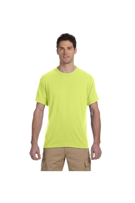 Men's Tear Away Label 1X1 Rib Collar T-Shirt, Style 21M