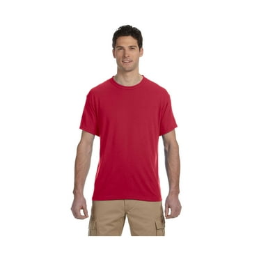 Jerzees Men's Tear Away Label 1X1 Rib Collar T-Shirt, Style 21M