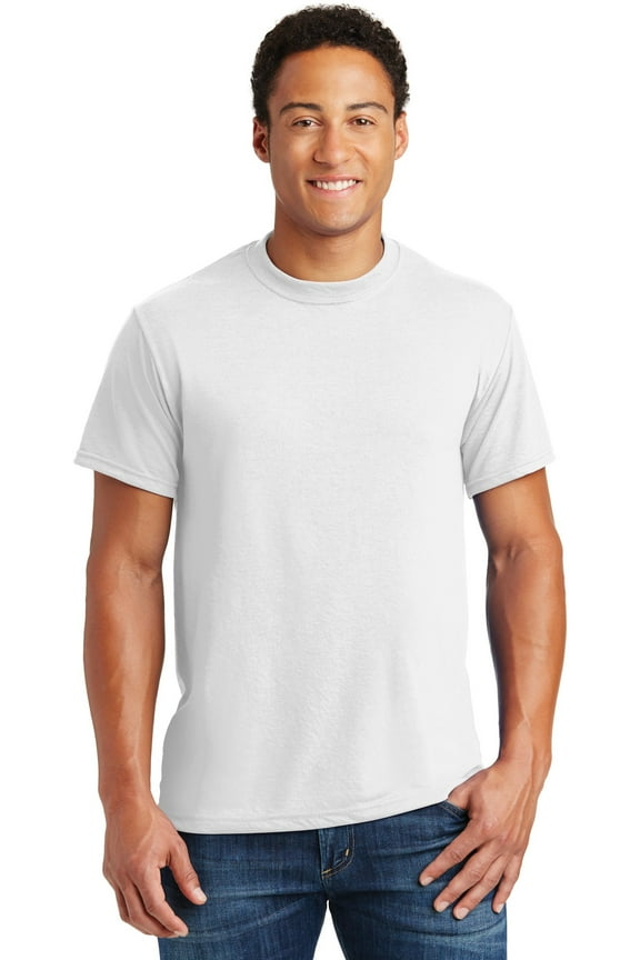 Men's Tear Away Label 1X1 Rib Collar T-Shirt