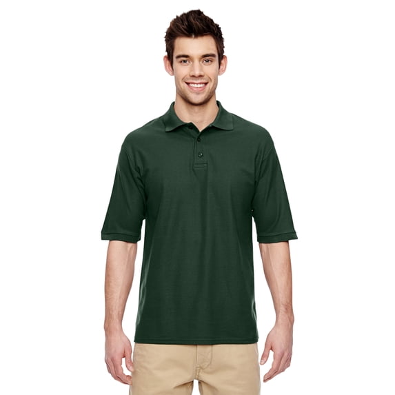 Jerzees Men's Welt Knit Collar 3 Button Pique Polo Shirt, Style 537MR