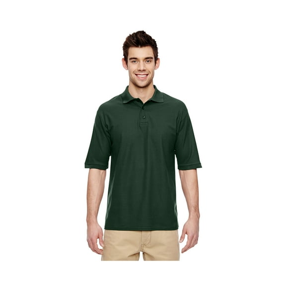 Jerzees Men's Welt Knit Collar 3 Button Pique Polo Shirt, Style 537MR