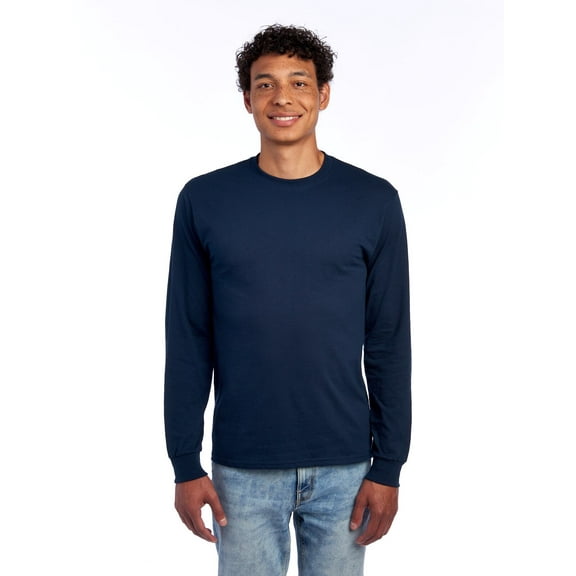 Jerzees Men's and Big Men's Dri-Power Long Sleeve T-Shirt with Moisture Wicking and Odor Protection, Sizes S-3XL