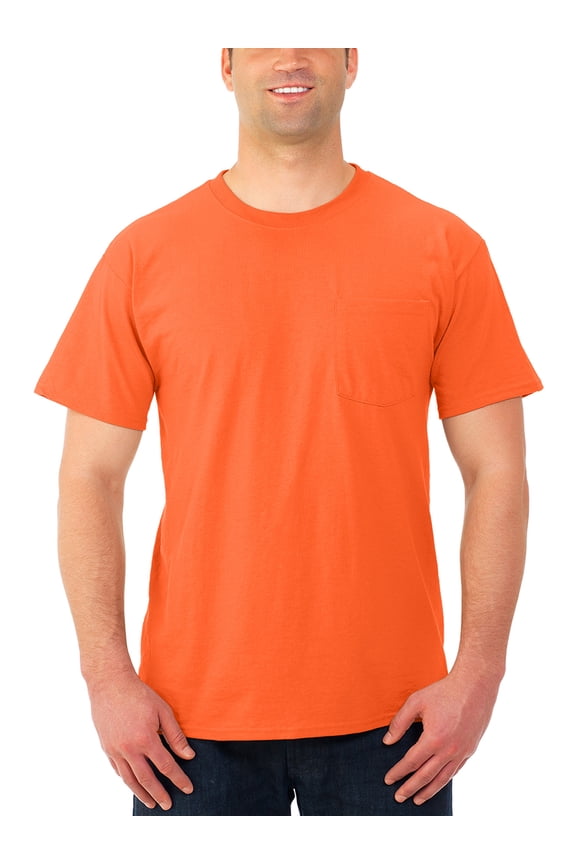 Men's and Big Men's Dri-Power Crewneck Short Sleeve Pocket T-Shirt - 3 Pack