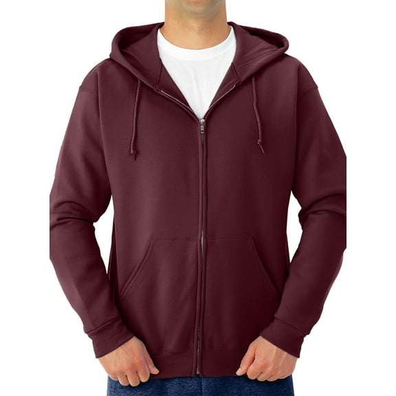 Jerzees Men's NuBlend Fleece Full Zip Hoodie Sweatshirts, Sizes S-3XL
