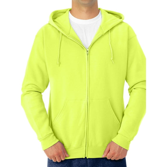 Jerzees Men's NuBlend Fleece Full Zip Hoodie Sweatshirts, Sizes S-3XL