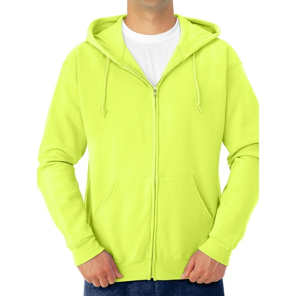 Jerzees Men's NuBlend Fleece Full Zip Hoodie Sweatshirts, Sizes S-3XL