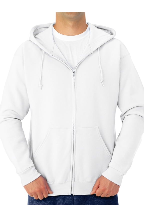 Men's NuBlend Fleece Full Zip Hoodie Sweatshirts, Sizes S-3XL
