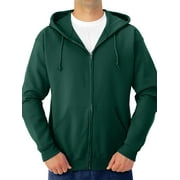 Jerzees Men's and Big Men's Fleece Full Zip Hooded Jacket