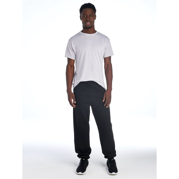 Jerzees Men's NuBlend Fleece Elastic Bottom Sweatpants, Sizes S-3XL