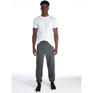 Jerzees Men's and Big Men's NuBlend Pill-Resistant Fleece Sweatpants, Cotton Blend, Sizes S-3XL