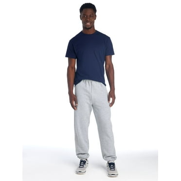 Jerzees Men's and Big Men's NuBlend Pill-Resistant Fleece Sweatpants, Cotton Blend, Sizes S-3XL