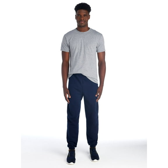 Jerzees Men's NuBlend Fleece Elastic Bottom Sweatpants, Sizes S-3XL