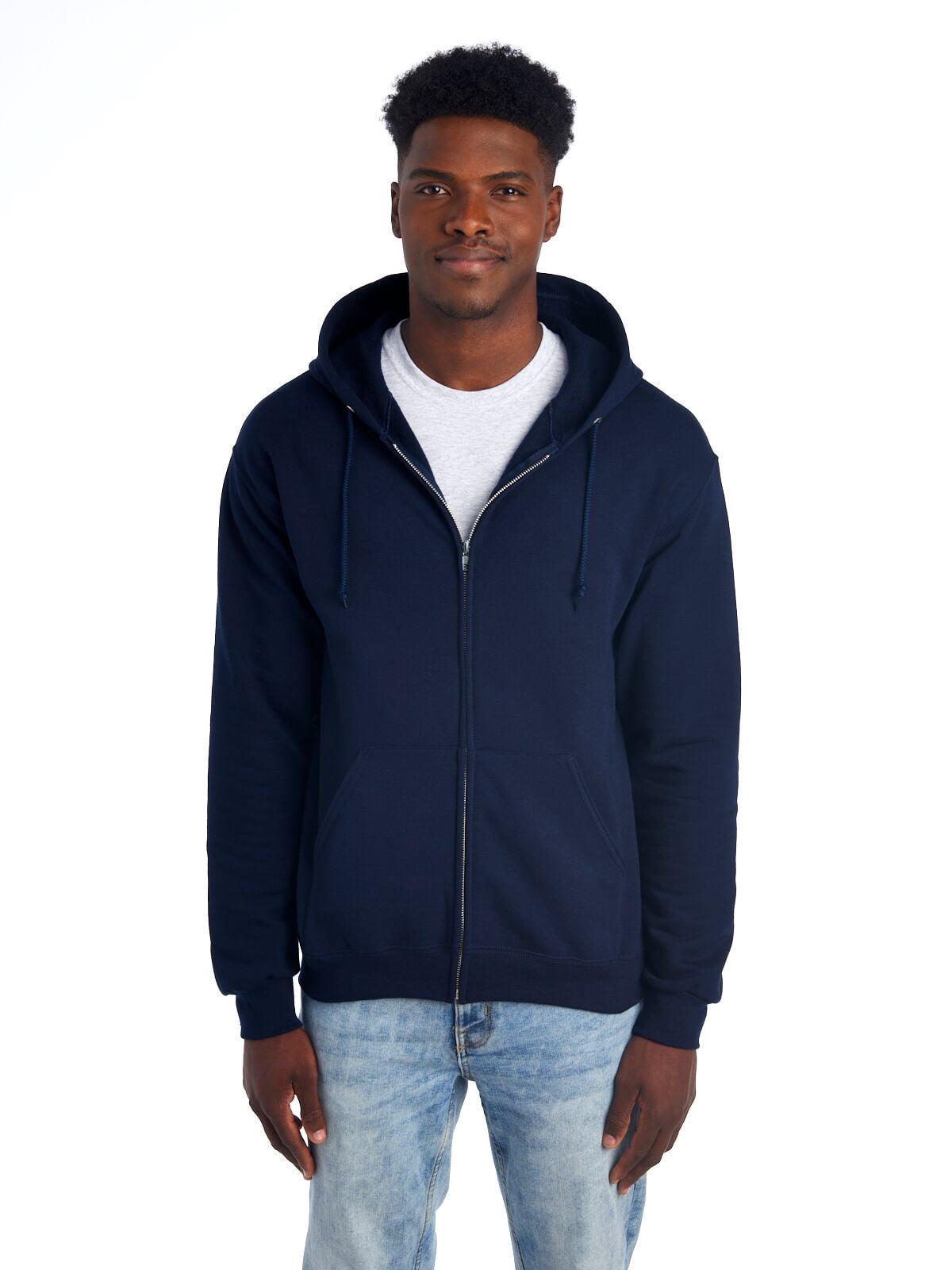 メンズウェア OBSIDIAN HENLEY NECK PULLOVER size XL Jerzees Men's NuBlend Fleece Full Zip Hoodie Sweatshirts, Sizes S