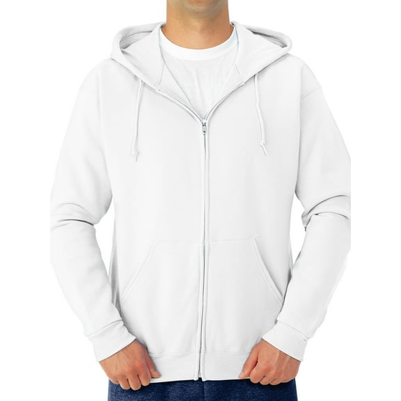 Jerzees Men's NuBlend Fleece Full Zip Hoodie Sweatshirts, Sizes S-3XL