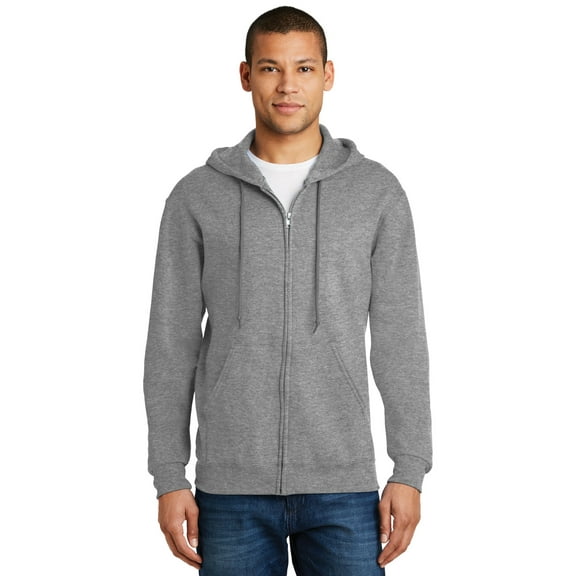 Jerzees Men's long Sleeve NuBlend Full-Zip Hooded Sweatshirt - 993M