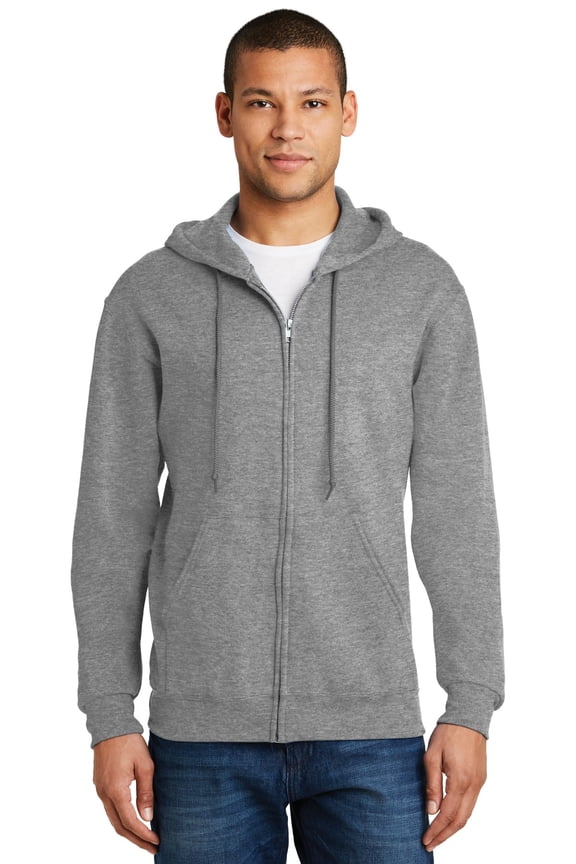 Men's long Sleeve NuBlend Full-Zip Hooded Sweatshirt - 993M