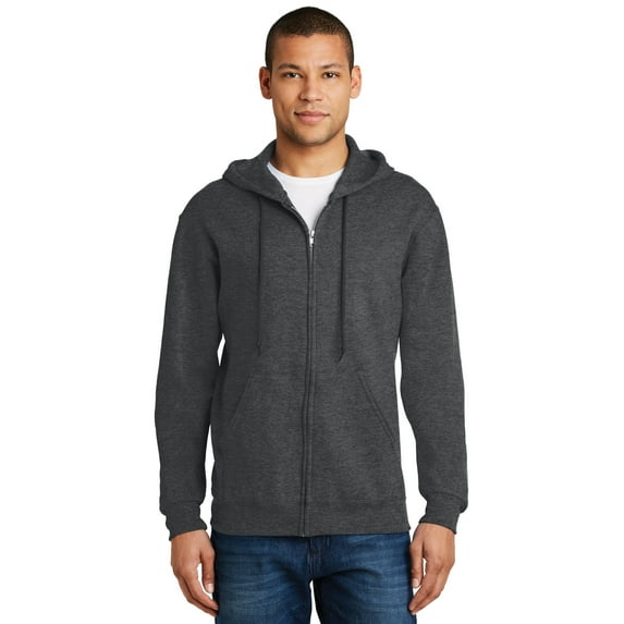 Jerzees Men's long Sleeve NuBlend Full-Zip Hooded Sweatshirt - 993M