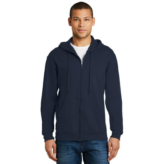 Jerzees Men's long Sleeve NuBlend Full-Zip Hooded Sweatshirt - 993M