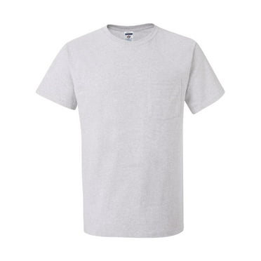 Jerzees Mens DRI-POWER Active Short Sleeve Pocket Crew T-Shirt, JZ29MPR, 4X