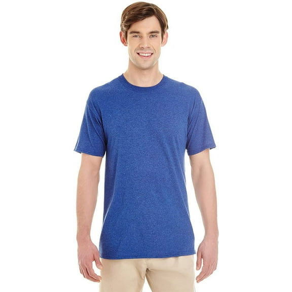 Jerzees Mens Dri-Power Active Triblend T-Shirt 601MR True Blue Heathr 2XL