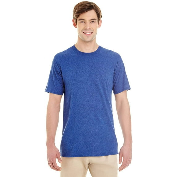Jerzees Mens Dri-Power Active Triblend T-Shirt 601MR True Blue Heathr s