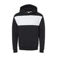 thumbnail image 1 of Jerzees Mens Nublend Billboard Hooded Sweatshirt, XL, Black Ink-White, 1 of 2
