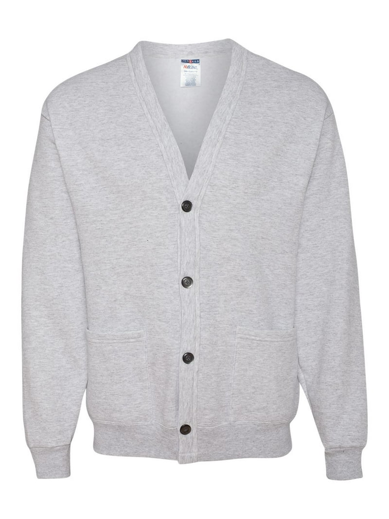 トップス 80s old JERZEES sweat cardigan gray USA Jerzees NuBlend Fleece Adult Polyester Cardigan Sweatshirt