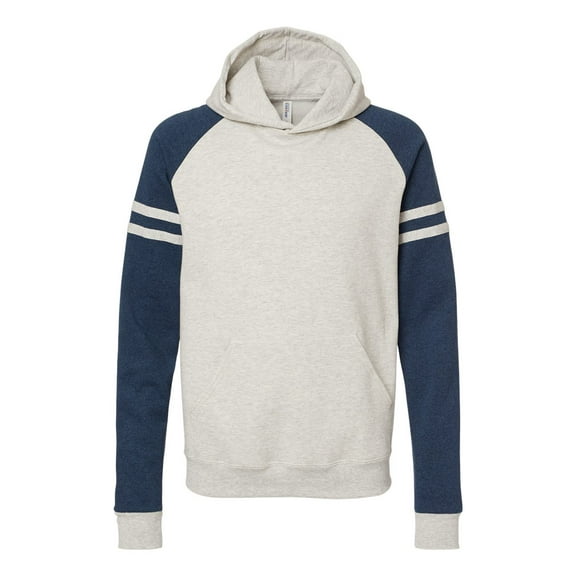 Jerzees NuBlend Varsity Color-Block Hooded Sweatshirt - 97CR