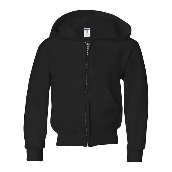 Jerzees NuBlend® Youth Full-Zip Hooded Sweatshirt