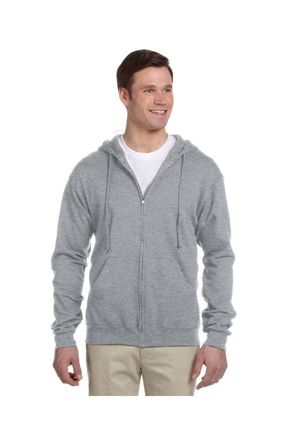 Adult 8 oz. NuBlend Fleece Full-Zip Hood - 993