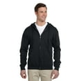 thumbnail image 1 of Jerzees Nublend Adult Full-Zip Hooded Sweatshirt , 993 , Black , Medium, 1 of 1