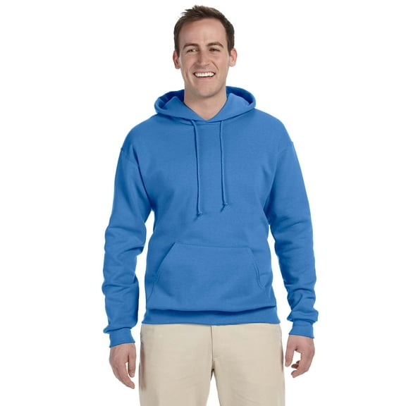 Jerzees Nublend Adult Pullover Hooded Sweatshirt , 996 , Columbia Blue , XXX-Large