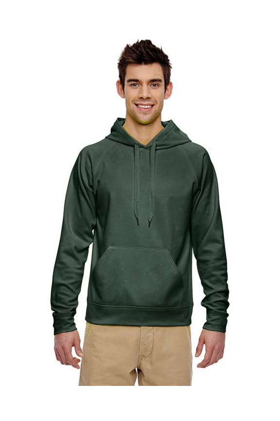 PF96MR 6 oz. Sport Tech Fleece Pullover Hoodie Forest Green S