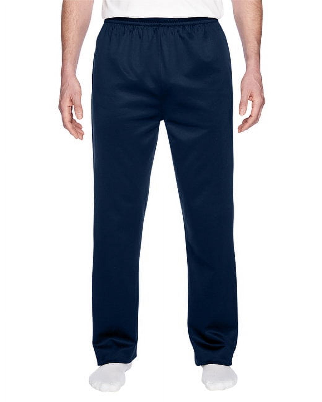 Jerzees PF974MP Adult 6 oz. DRI-POWER SPORT Pocketed Open-Bottom Sweatpant - image 1 of 3