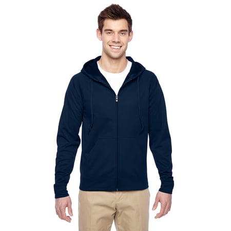 Jerzees Poly Full Zip Hd JNavy