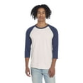 thumbnail image 1 of Jerzees 560RR Unisex Premium Blend Ring-Spun 3/4 Sleeve Raglan T-Shirt, 1 of 1