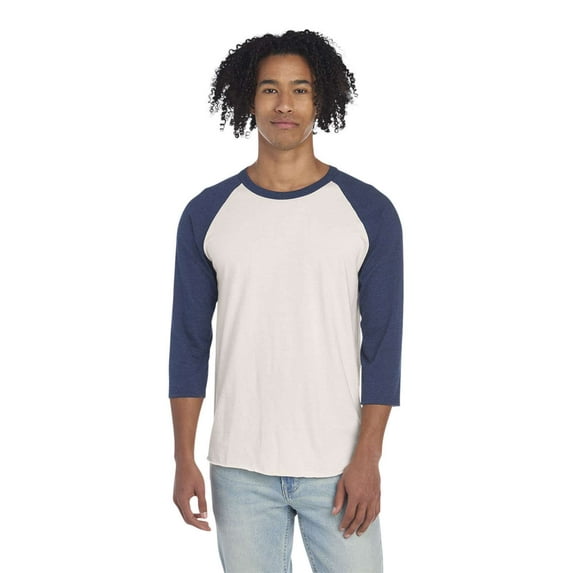 Jerzees 560RR Unisex Premium Blend Ring-Spun 3/4 Sleeve Raglan T-Shirt