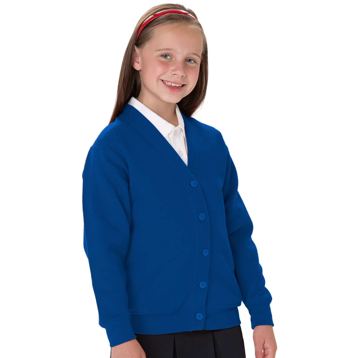 Jerzees button front cardigan clearance